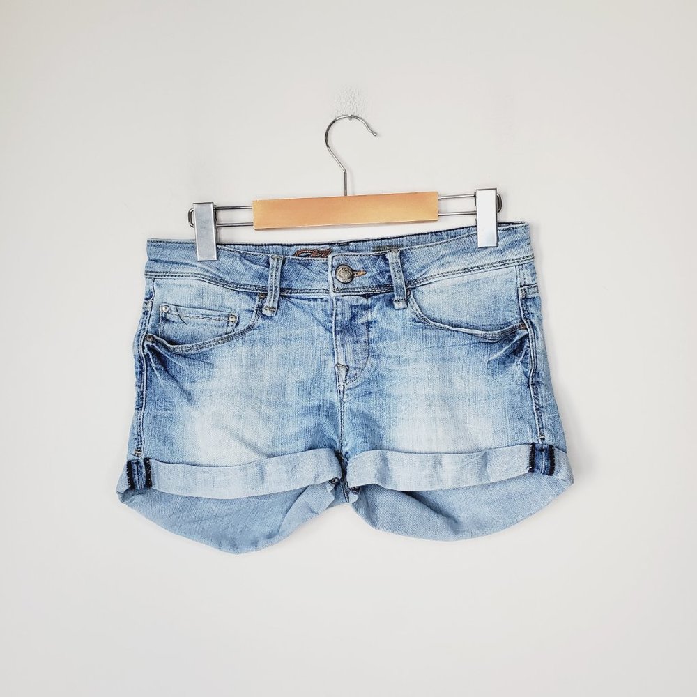 Mavi Denim Shorts Tiara Mid Rise Light Wash 29 - Picture 3 of 10